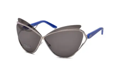 DIOR Metal Butterfly Sunglasses Women's Blue