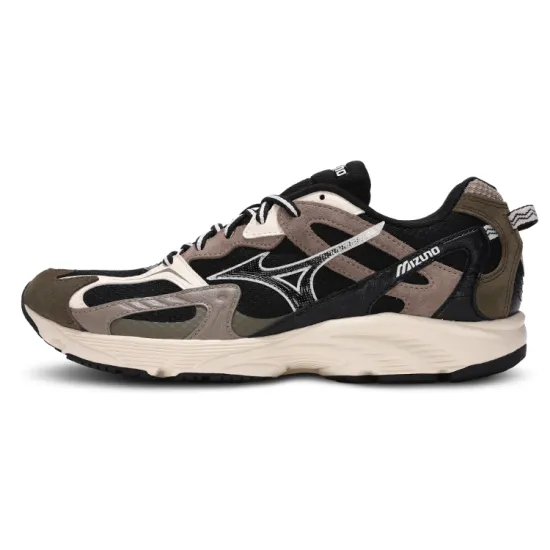 Mizuno Cushioning Wear Resistant Support Rebound Low Top Casual Running Shoes Unisex Dark Brown