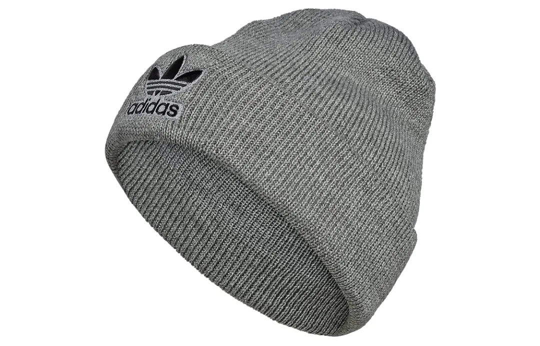 Adidas Originals Polyester, Nylon, Acrylic Beanies Unisex Gray