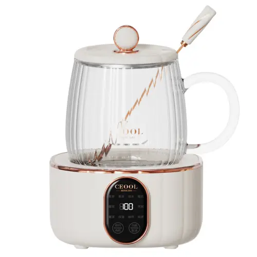 Ms. CEOOL CEOOL health pot, chassis heating, smart electric stew cup, electric stew pot, flower teapot, electric cup, tea maker, multi-function, fully automatic, small, exquisite, for one person, 600ml YSB-GC06