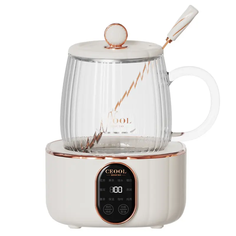 Ms. CEOOL CEOOL health pot, chassis heating, smart electric stew cup, electric stew pot, flower teapot, electric cup, tea maker, multi-function, fully automatic, small, exquisite, for one person, 600ml YSB-GC06