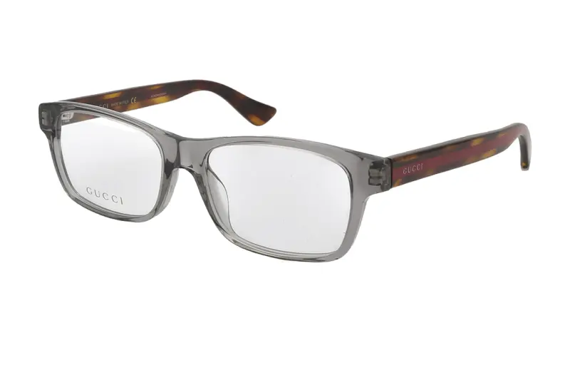 Gucci rectangle-frame acetate glasses
