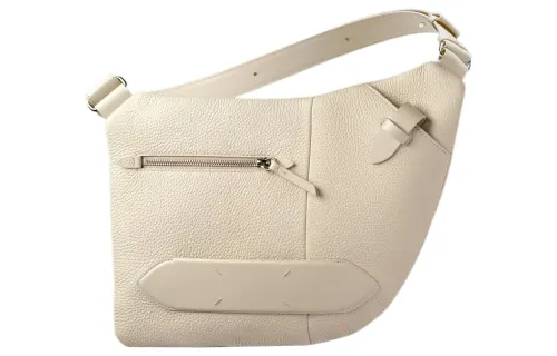 Maison Margiela 5AC Matte Deerskin Handbag, Shoulder Bag Women's White