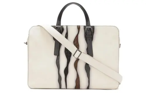 Bottega Veneta Genuine Leather Shoulder Bag, Crossbody Bag, Handbag Women's Ecru & Multicolor