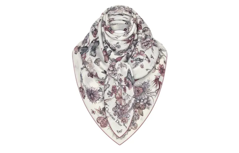 DIOR Knit Scarves Unisex Multicolor
