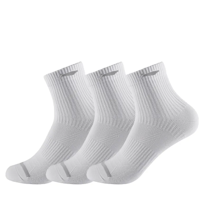 Li Ning Crew Socks Unisex 3 Pack