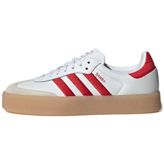 Adidas Originals Sambae White Better Scarlet Gum Women's