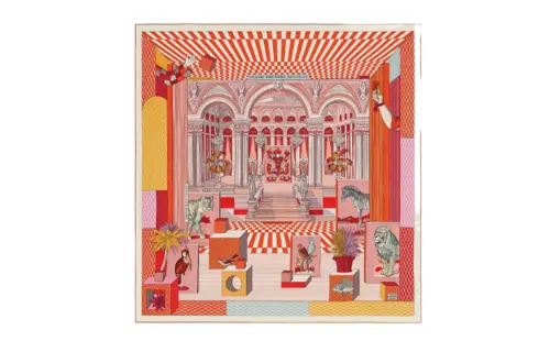HERMES Scarves Unisex Multicolor