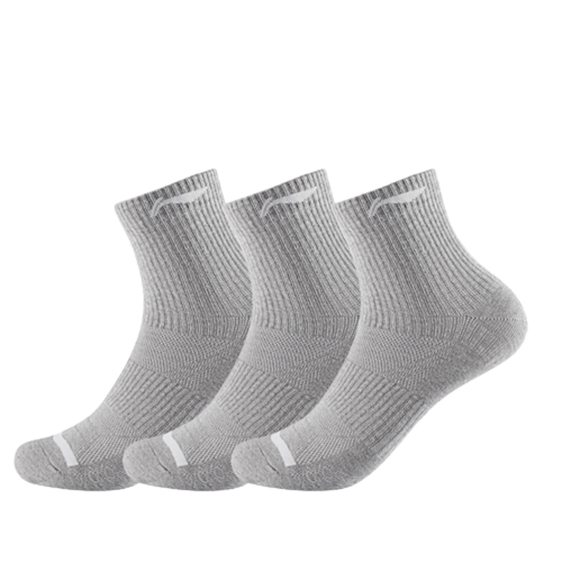 Li Ning Crew Socks Unisex 3 Pack