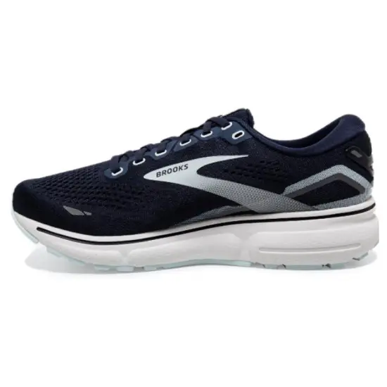 Brooks Ghost 15 Cushioning Low Top Running Shoes Men's Dark Blue