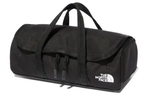 THE NORTH FACE 7L Brand Logo Handbag Outdoor Bag Recycled Polyester Blended Fabric Black Unisex
