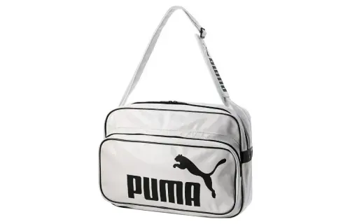 PUMA Synthetic Leather Crossbody Bag, Shoulder Bag Unisex White