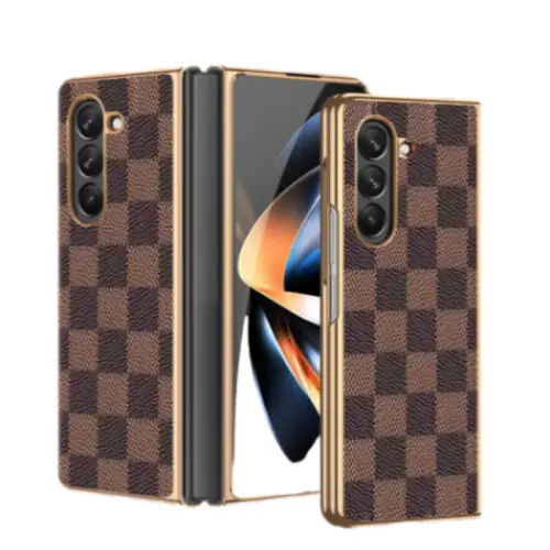 Samsung, compatible GalaxyZFlip5, quality protective lens, phone case, 4/3, genuine leather, material, business version, fall protection