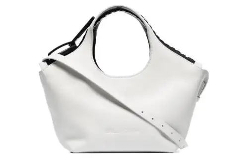 Balenciaga Leather Handbag Women's White