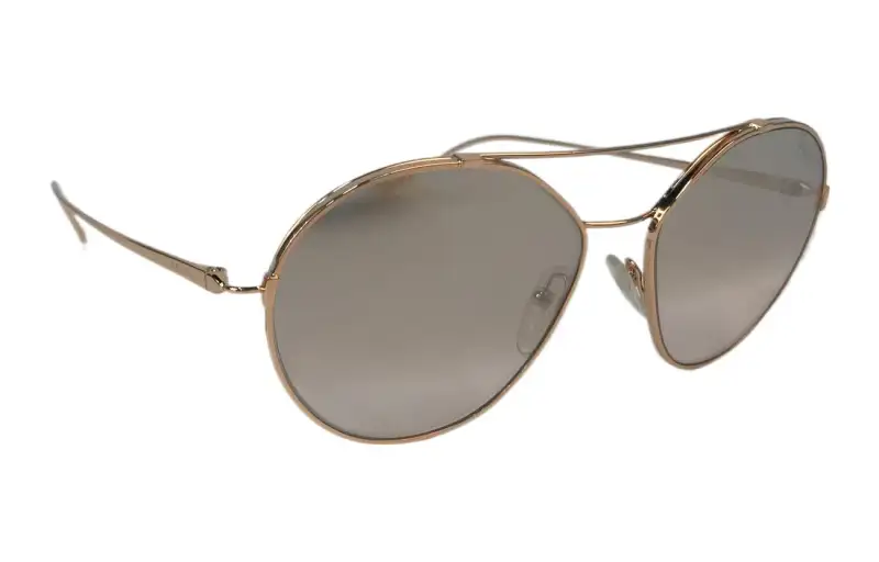 PRADA Metal Aviator Sunglasses Unisex Gold