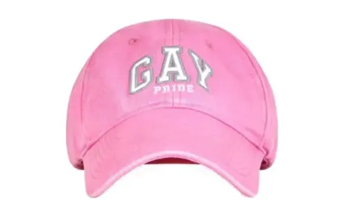 Balenciaga Cotton Baseball Caps Men's Pink