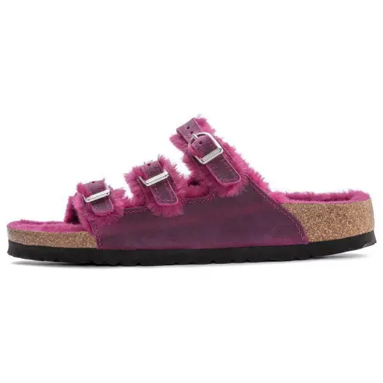 Birkenstock Slide Slippers Women's Fuchsia