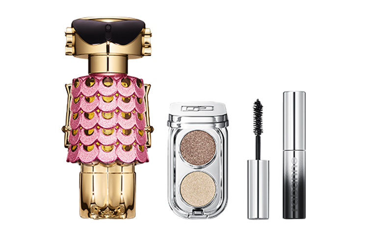 Paco Rabanne Perfume, eye shadow for eyelashes, set, 80 ml, 1.3 ml, 4.5 ml
