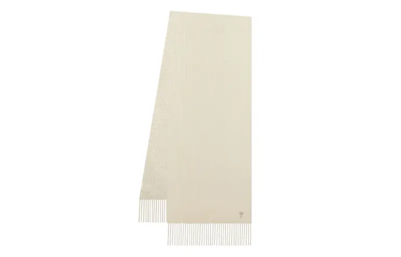 DIOR Knit Scarves Women's Gray White