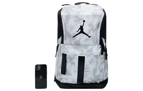 Jordan Polyester Backpack Regular Unisex Wolf Gray