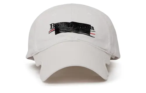 Balenciaga Baseball Caps Unisex White