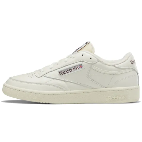 Reebok Club C 85 Chalk Alabaster Maroon