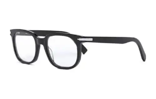 DIOR Irregular Shape Eyeglass Frames Men's Black