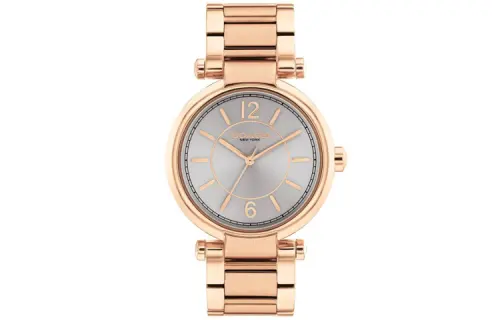 COACH Wrist Watches Quartz Movement Stainless Steel Strap 39mm Gray Dial Unisex 30m Water Resistant