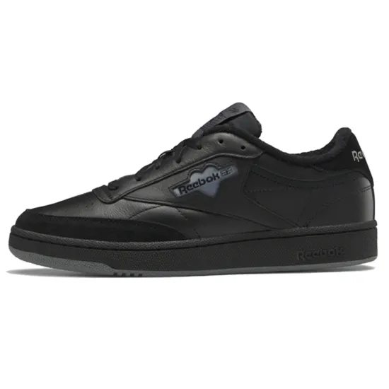 Reebok Club C Skateboarding Shoes Unisex Low-top Black