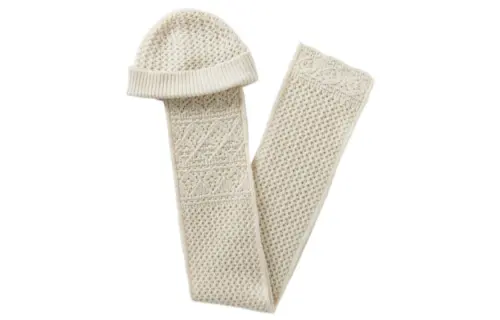 Loro Piana Knit Scarves Women's White