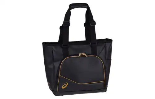 Asics Synthetic Leather Handbag Unisex Black