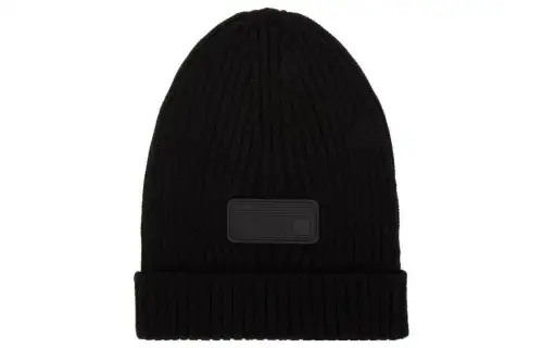 PRADA Logo-appliqué Wool Beanie