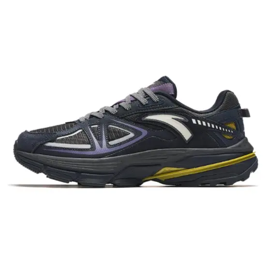 Anta Walker Anti-Slip Wear-Resistant Low-Top Casual Shoes Women's Black