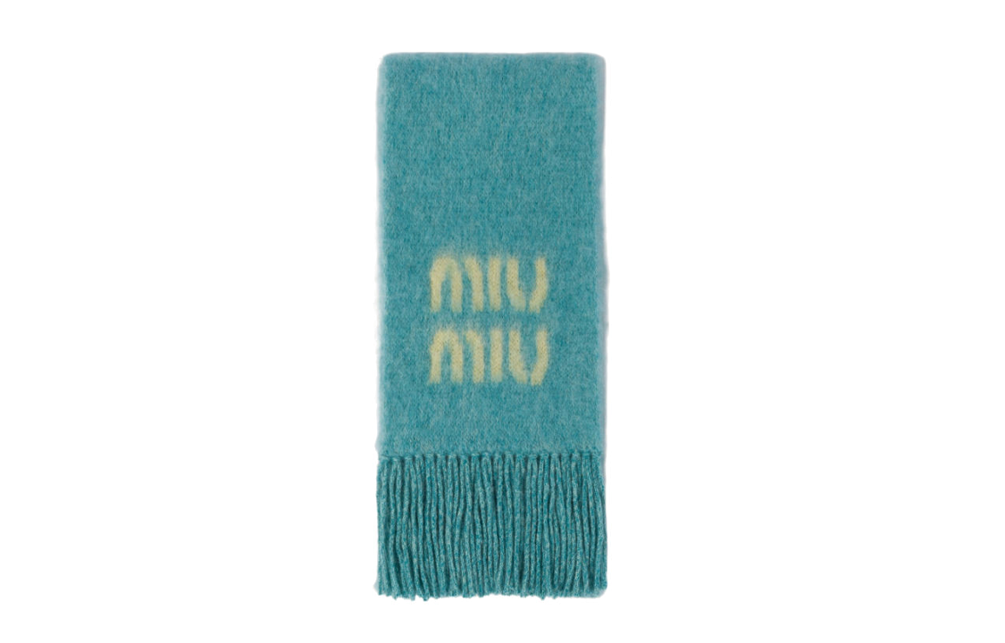 Женский шарф MIU MIU (синий)