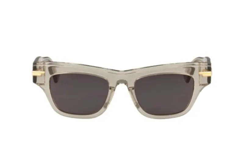 Bottega Veneta Acetate Square Sunglasses Women's Brown