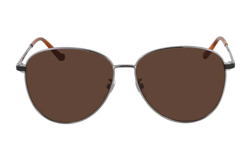 GUCCI Metal Butterfly Sunglasses Women's Black/Orange