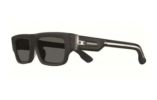 Chrome Hearts Irregular Shape Sunglasses Unisex Black