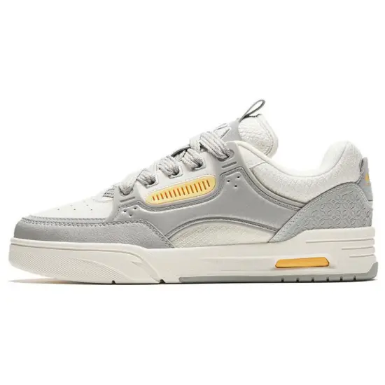 Anta AOJIE Low-Top Skateboard Shoes Women's Gray White