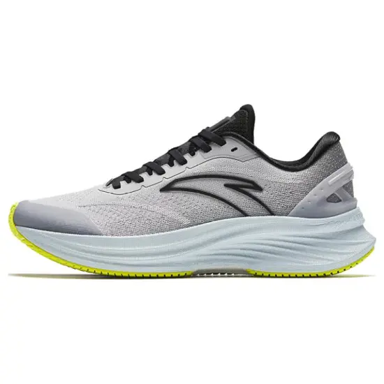 ANTA Changan CS5 Generation Running Shoes Men Low-Top Gray Yellow
