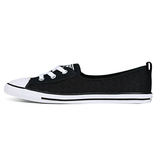 Converse Chuck Taylor All Star Ballet Lace Slip On Trainers 'Black' Women's
