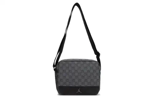 Jordan Polyester Crossbody Bag, Shoulder Bag Regular Unisex Dark Smoke Gray