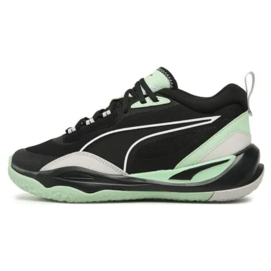 PUMA Playmaker Lifestyle Shoes Unisex Mid-top Black/cyan