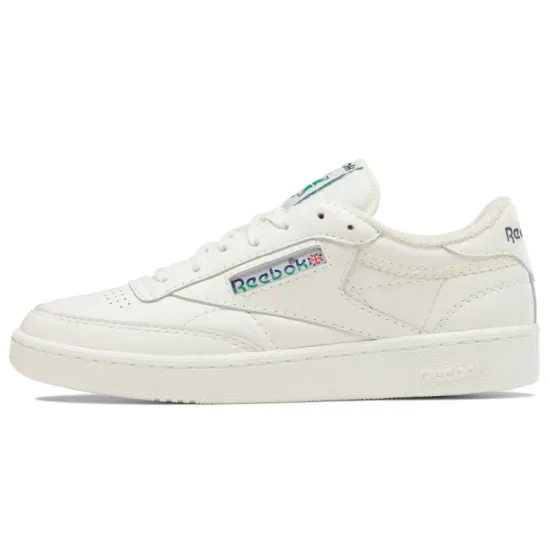 Reebok Club C 85 Chalk Cobalt Glen Green Logo