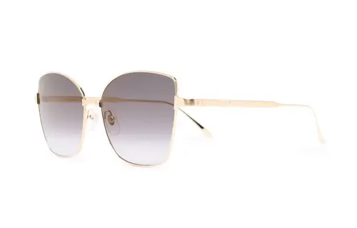 CARTIER Metal Butterfly Sunglasses Men's Gold