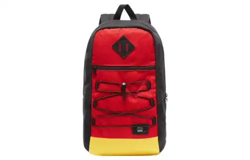 Vans Disney Collaboration Polyester Backpack Regular Unisex Black & Red & Yellow