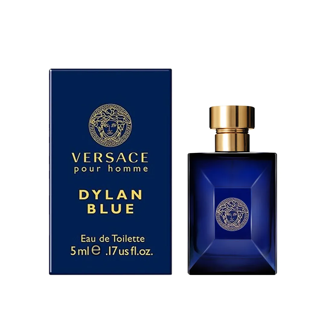 VERSACE Dylan Men's Perfume Sample Set Q Fragrance Grapefruit Patchouli 5ml/10ml