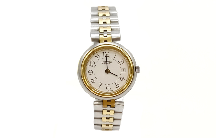HERMES Mid Century Modern Collection Wrist Watches Quartz Movement 25mm White Dial Unisex YPSBB164295