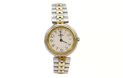 HERMES Mid Century Modern Collection Wrist Watches Quartz Movement 25mm White Dial Unisex YPSBB164295