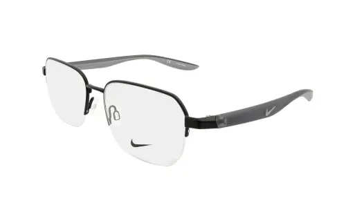 Nike Metal Rectangular Sunglasses Men's Black