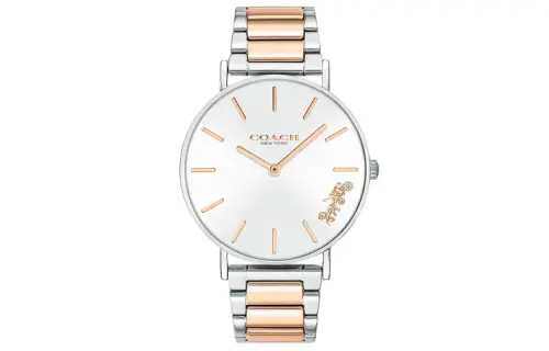 COACH Wrist Watches Quartz Movement Stainless Steel Strap 36mm White Dial Women's Watch